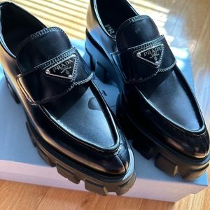 Prada Monolith Loafers